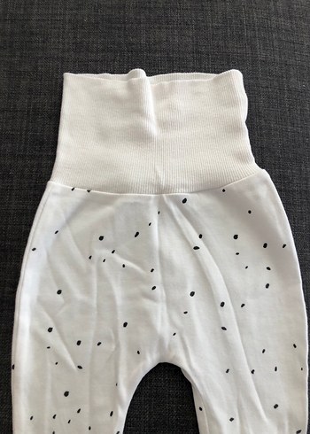 Beyaz Pamuklu Little Gusto marka bebek patikli alt - Görsel 2