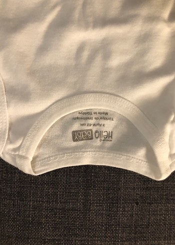 Bebek sıfır ve Uzun Kollu Beyaz Body - Görsel 2