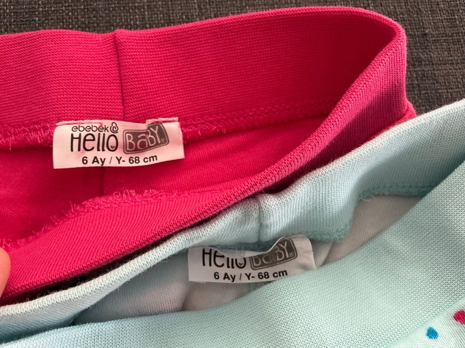 Bebek Renkli Pamuklu eşofman alt - Görsel 2