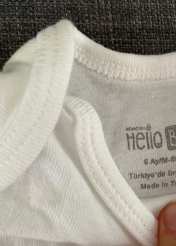 Beyaz Bebek Body set - Görsel 2