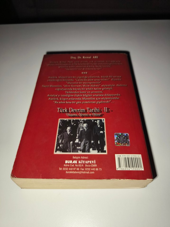 Türk Devrim Tarihi II - Doç. Dr. Kemal Arı - Görsel 2