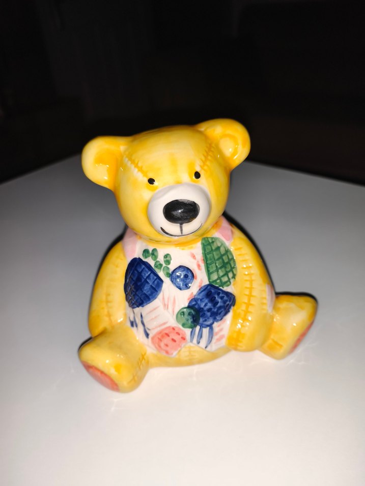 Renkli Sarı Ayıcık Biblo Diş Fırçalık - Görsel 3