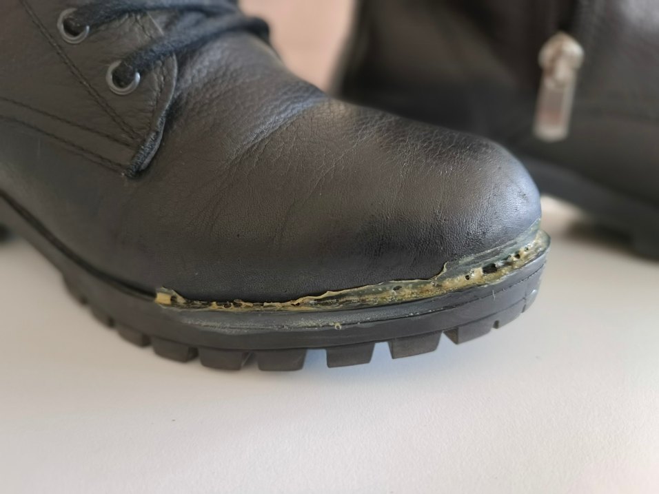 Şık Kadın siyah deri bot  37 numara - Görsel 4