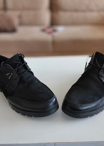 Siyah Erkek Klasik Deri Ayakkabı - Görsel 4