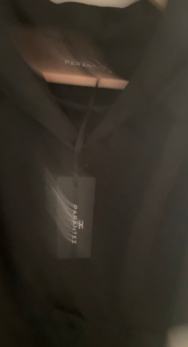 Siyah çok şık siyah kendinden desenli elbise - Görsel 5