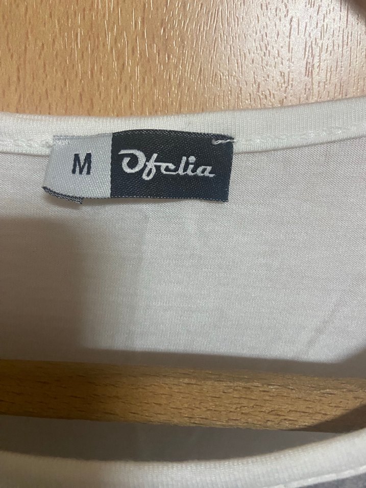 Beyaz Baskılı Street Style Kadın Tişört - Görsel 2