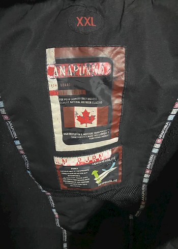 Siyah Fermuarlı  anapura marka erkek dağcı montu - Görsel 2