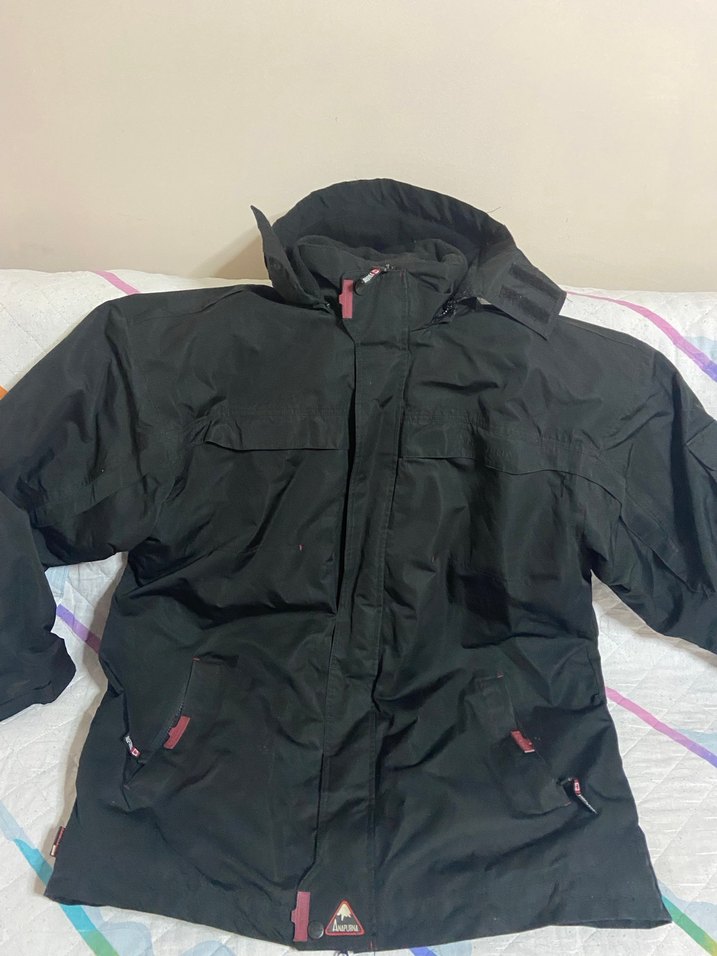 Siyah Fermuarlı  anapura marka erkek dağcı montu - Görsel 3