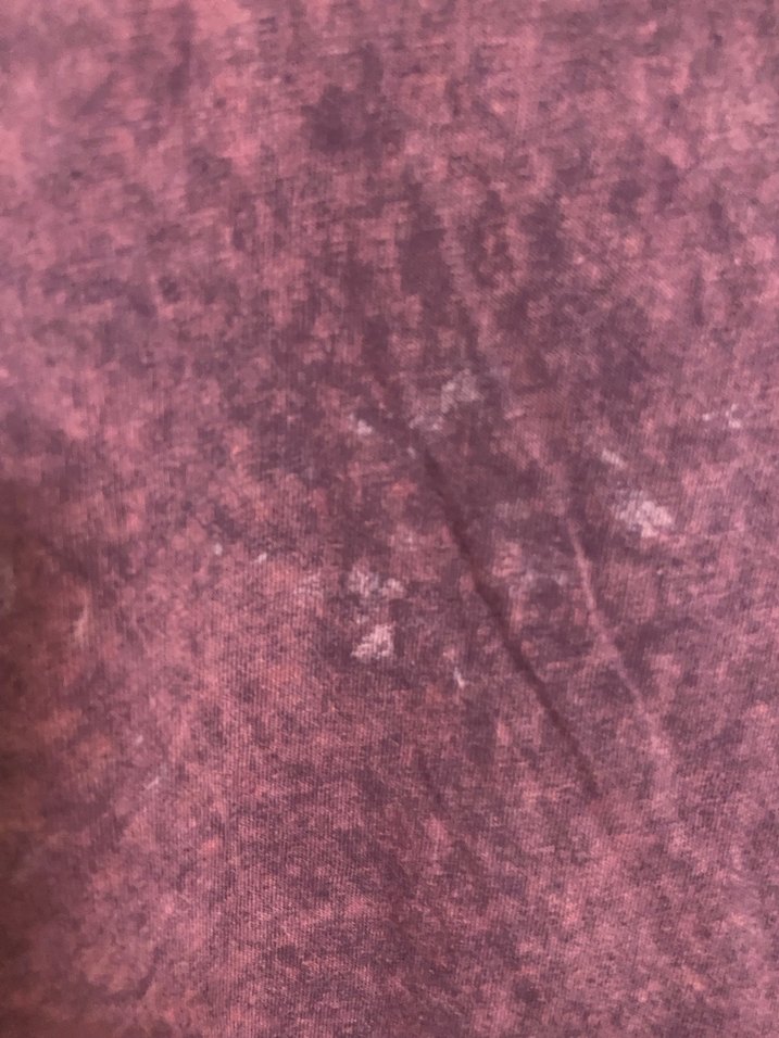 Bordo Kız Tişörtü Düğmeli ve Baskılı - Görsel 5