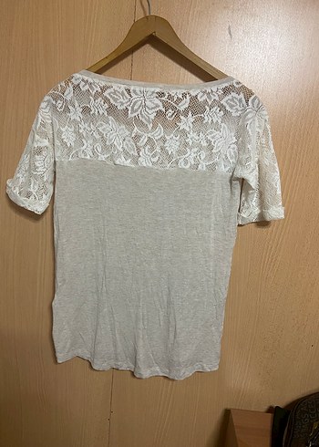 Dantel Detaylı Bej Kadın Bluz STARDİVAUS marka - Görsel 4