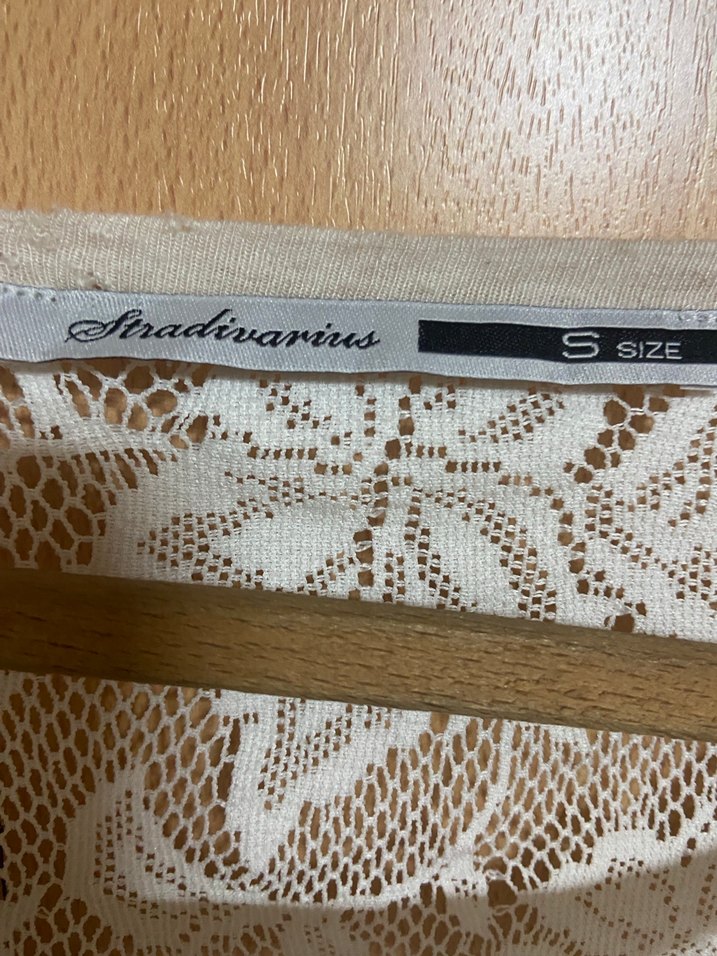 Dantel Detaylı Bej Kadın Bluz STARDİVAUS marka - Görsel 2