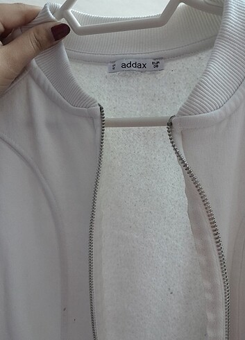 BEYAZ CROP CEKET 