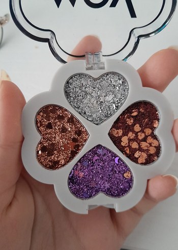 Çiçek Şekilli Çok Renkli Göz Farı Paleti - Görsel 2