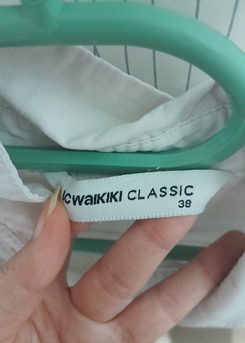 Kadın Beyaz Keten Uzun Kollu Gömlek - Görsel 2