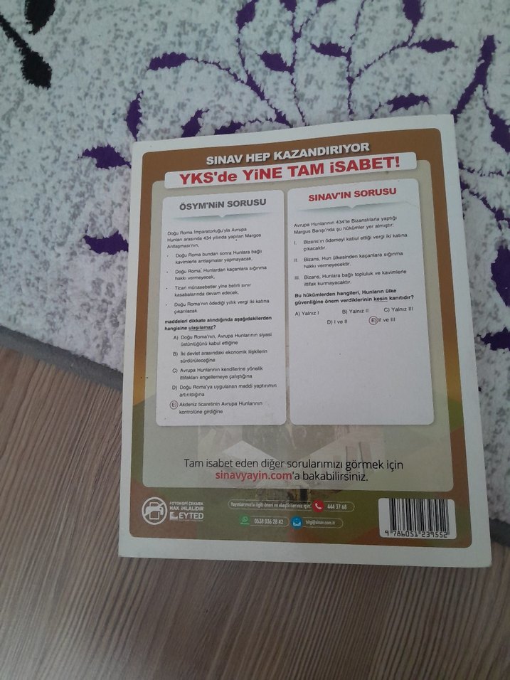 TYT AYT 24 Adımda Tarih Sınav Kitabı - Görsel 4