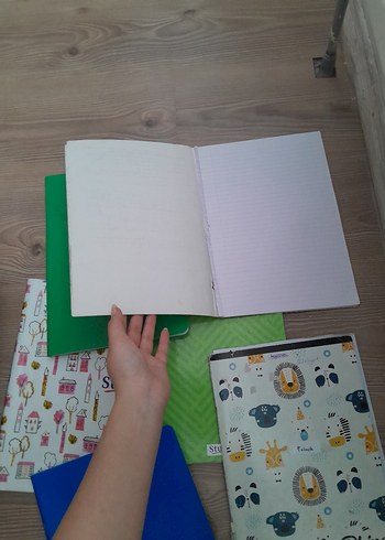 Pastel Yeşil Kapaklı Defter 5adet toplu fiyatttir - Görsel 3