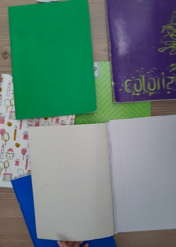 Pastel Yeşil Kapaklı Defter 5adet toplu fiyatttir - Görsel 2