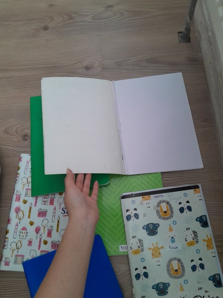 Pastel Yeşil Kapaklı Defter 5adet toplu fiyatttir - Görsel 3