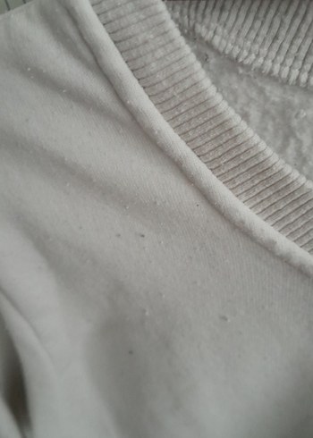 Kadın Gri Yumuşak Kumaşlı Sweatshirt - Görsel 4