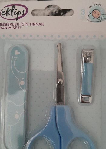 Eklips Bebek Tırnak Bakım Seti Mavi - Görsel 3