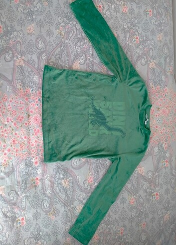 8 Yaş Beden yeşil Renk Pijama takımı