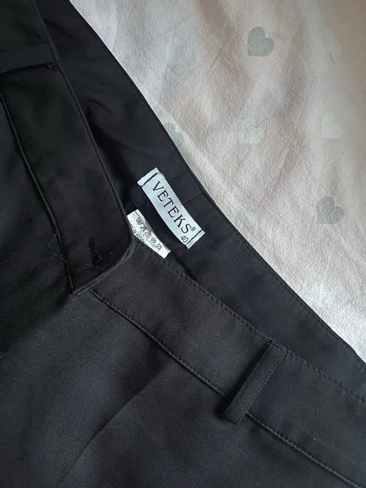 Siyah kumaş pantolon — görsel 2/3