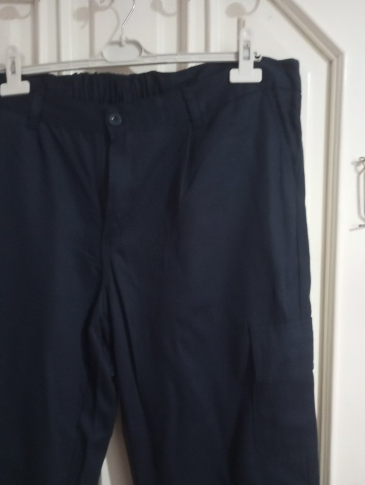 Yeni.Erkek lacivert Kemerli Rahat Pantolon - Görsel 2