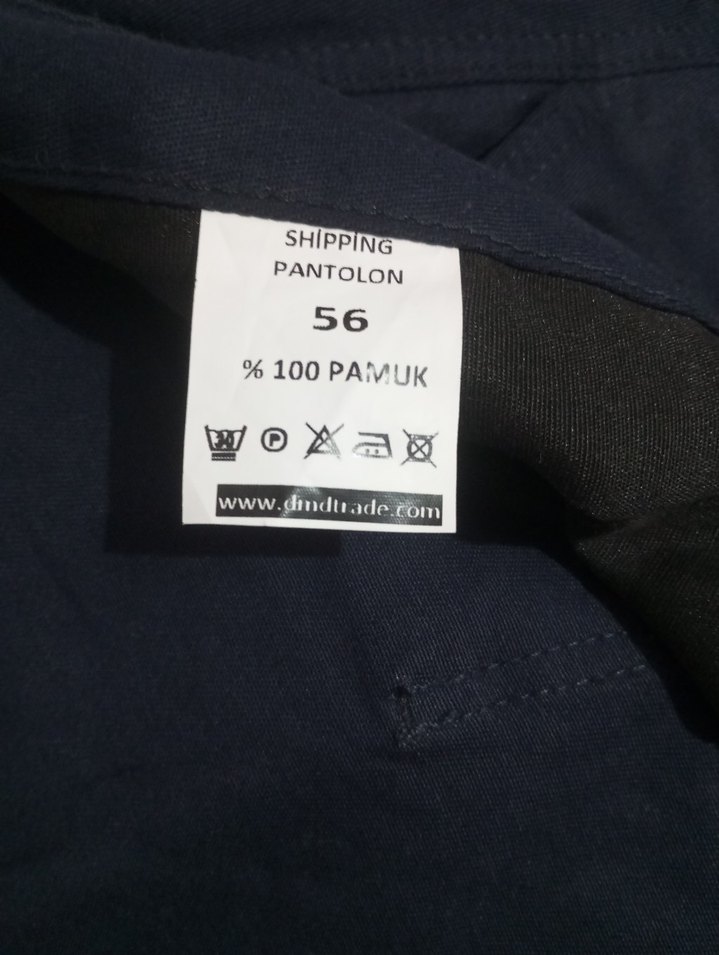 Yeni.Erkek lacivert Kemerli Rahat Pantolon - Görsel 4