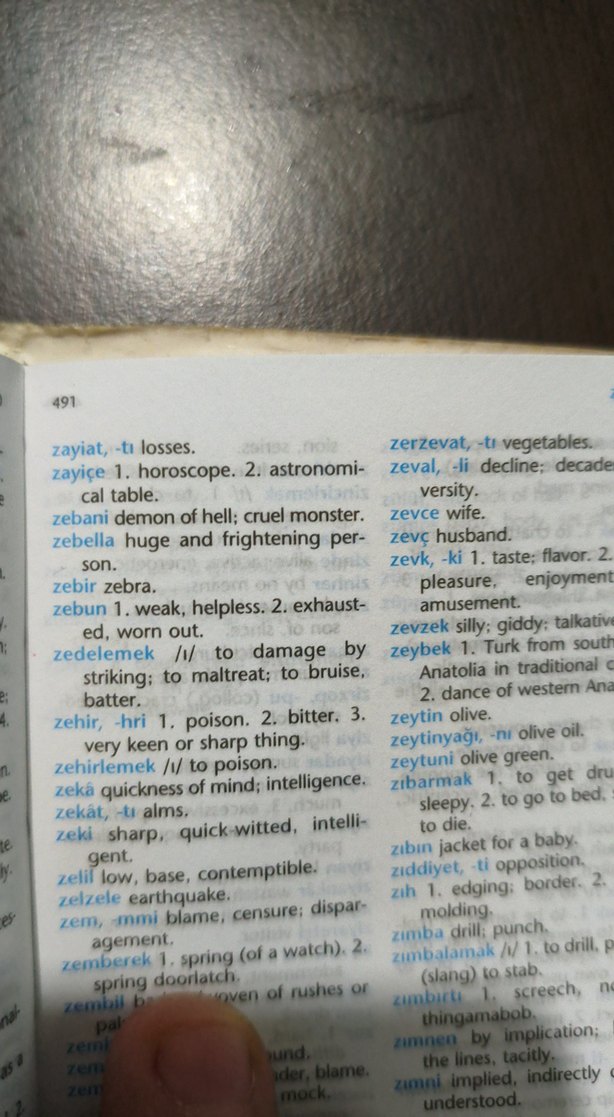 Redhouse cep sözlüğü.490 sayfa. - Görsel 2