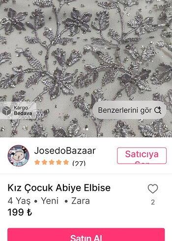 beyaz kız çocuk abiye etek bluz. - Görsel 2