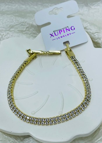 Zincir Detaylı Parlak Beyaz Bileklik - Görsel 2