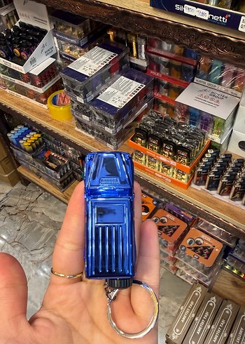 Renkli Mavi Oyuncak Araba Çakmak - Görsel 2