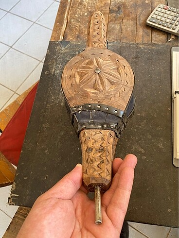 Diğer Ahşap oyma işlemeli körük