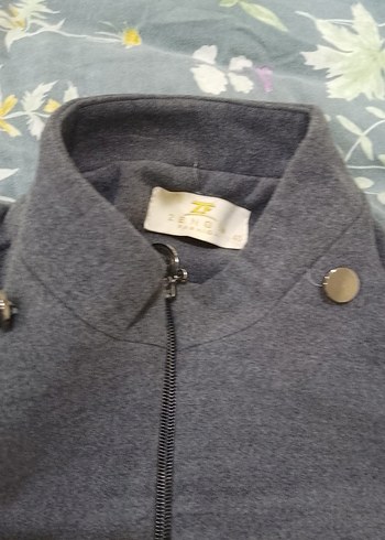 Gri Uzun Kadın Kaban - Görsel 5