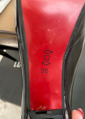 Siyah Platform Topuklu Stiletto - Görsel 4