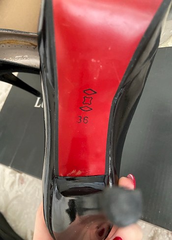 Siyah Platform Topuklu Stiletto - Görsel 3