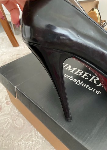 Siyah Platform Topuklu Stiletto - Görsel 2