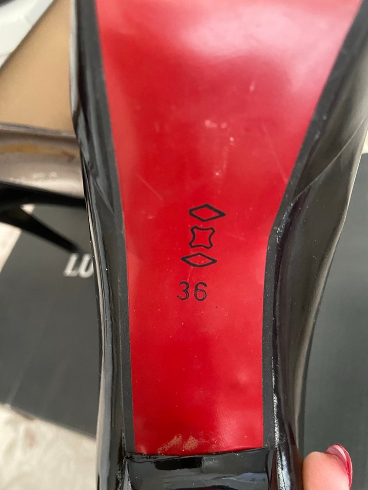 Siyah Platform Topuklu Stiletto - Görsel 4