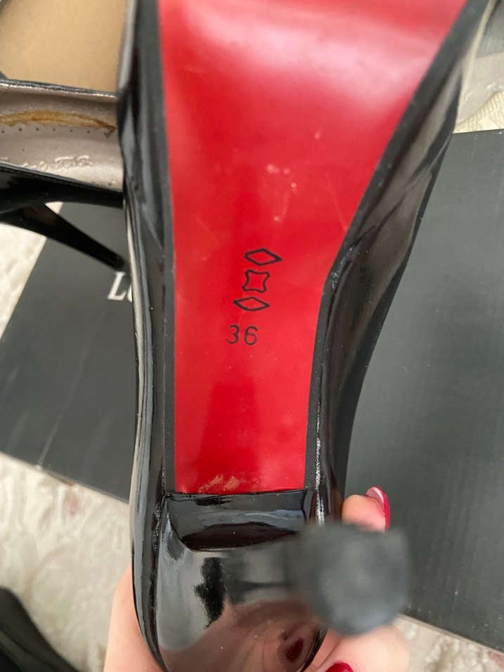 Siyah Platform Topuklu Stiletto - Görsel 3