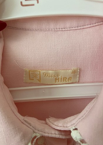 Düğmeli Pembe Uzun Kollu Uzun Elbise - Görsel 5