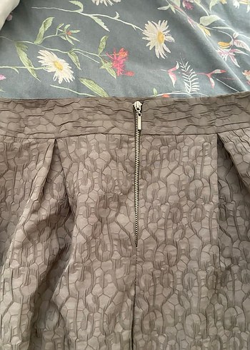 Kadın Bohem Pilili Uzun Keten Etek - Görsel 4