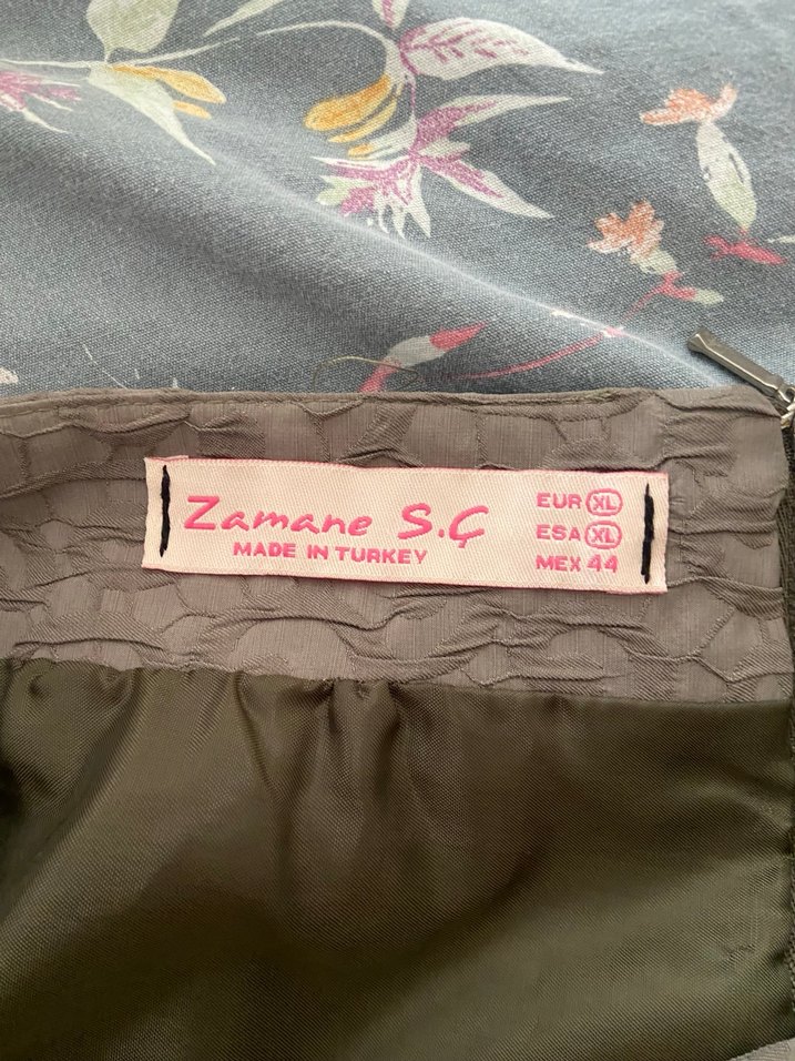 Kadın Bohem Pilili Uzun Keten Etek - Görsel 5