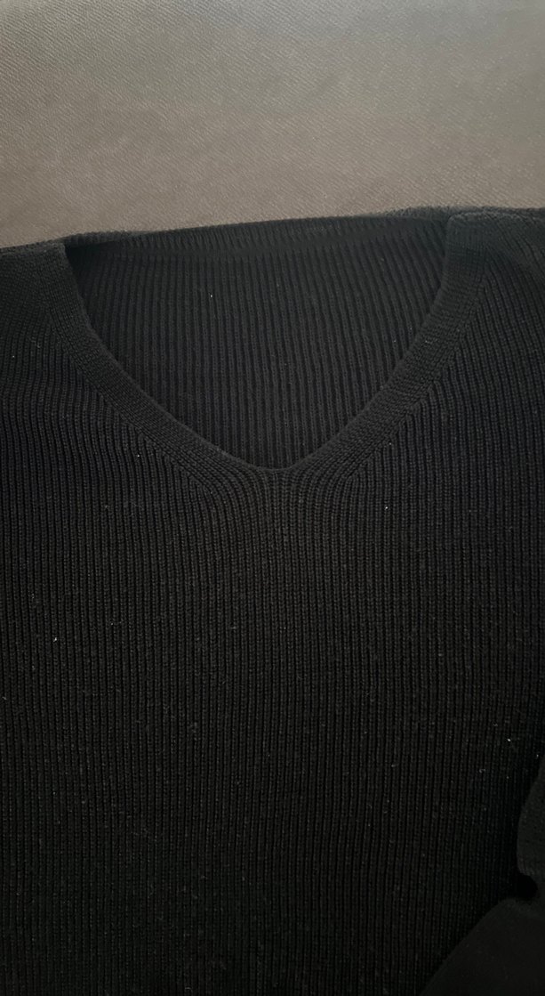 Siyah Uzun Kollu Salaş Kadın elbise - Görsel 3