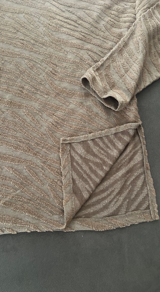 Bej Kadın Triko Boğazlı Kazak - Görsel 2