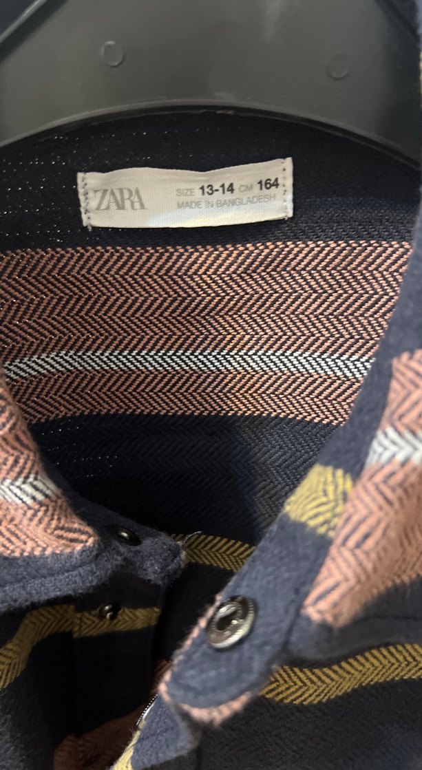 Çizgili çocuk  Uzun Kollu Gömlek - Görsel 2