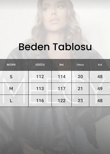 m Beden Deri ceket