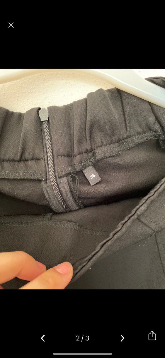 Siyah şort etek - Görsel 3