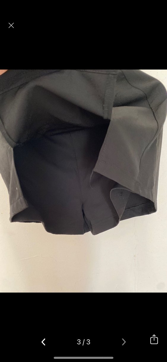 Siyah şort etek - Görsel 2