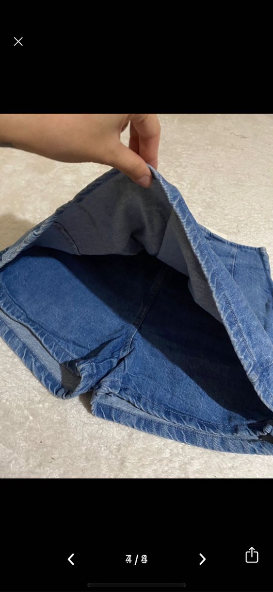 Kot şort etek - Görsel 3