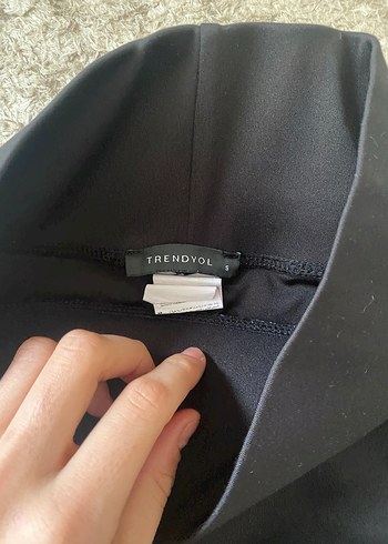 Siyah Elastik Kadın Spor Tayt push up - Görsel 2